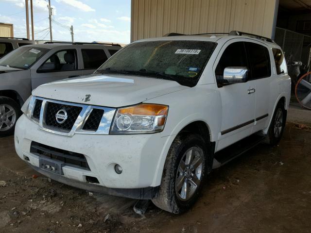 5N1BA0ND6AN623706 - 2010 NISSAN ARMADA SE TWO TONE photo 2