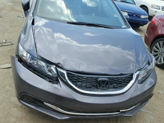 19XFB2F55FE104275 - 2015 HONDA CIVIC GRAY photo 9