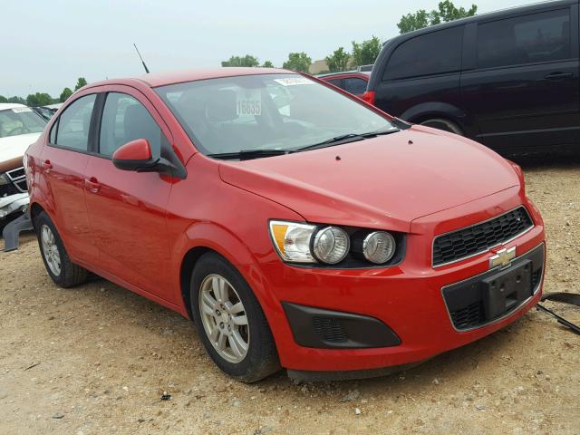 1G1JB5SH2C4217649 - 2012 CHEVROLET SONIC LS RED photo 1