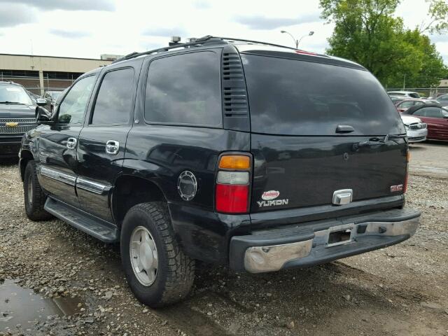 1GKEK13Z16R155889 - 2006 GMC YUKON BLACK photo 3