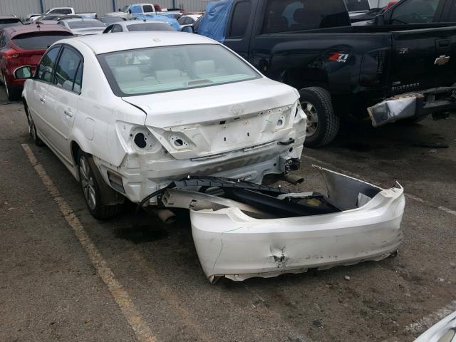 4T1BK3DB3BU439880 - 2011 TOYOTA AVALON BAS WHITE photo 3