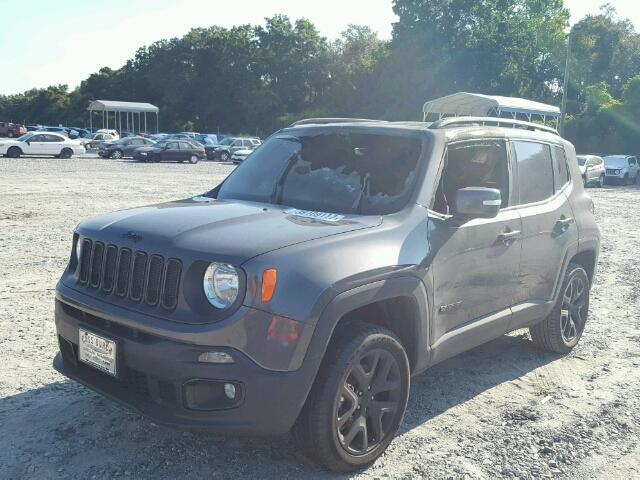 ZACCJBBT1GPE02658 - 2016 JEEP RENEGADE GRAY photo 2