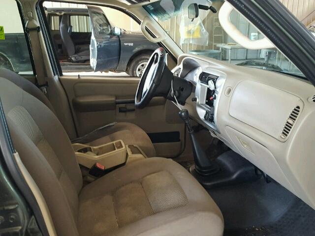 1FMZU67E43UB19419 - 2003 FORD EXPLORER S GREEN photo 5