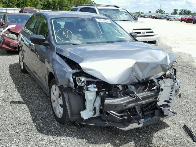 3VW2K7AJ6CM351724 - 2012 VOLKSWAGEN JETTA BASE Մոխրագույն լուսանկար 1