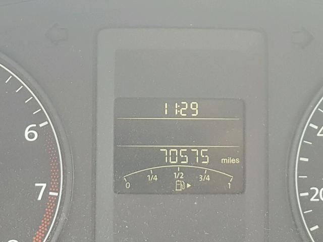 3VW2K7AJ6CM351724 - 2012 VOLKSWAGEN JETTA BASE Մոխրագույն լուսանկար 8