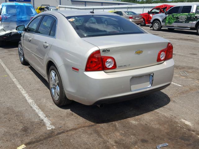 1G1ZC5EB3AF128164 - 2010 CHEVROLET MALIBU 1LT 金色 照片 3
