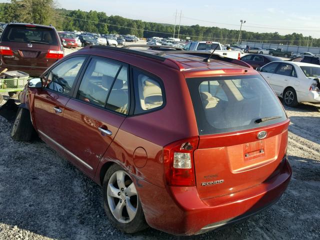 KNAFG526677115978 - 2007 KIA RONDO LX MAROON photo 3