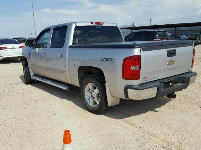 3GCPKTE36BG123491 - 2011 CHEVROLET SILVERADO SILVER photo 3