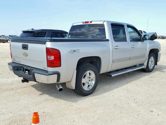 3GCPKTE36BG123491 - 2011 CHEVROLET SILVERADO SILVER photo 4