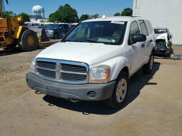 1D4HB38N75F539897 - 2005 DODGE DURANGO ST WHITE photo 2