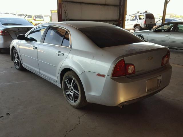 1G1ZC5EB8AF288783 - 2010 CHEVROLET MALIBU 1LT SILVER photo 3