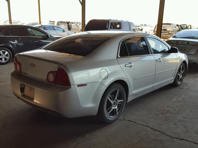 1G1ZC5EB8AF288783 - 2010 CHEVROLET MALIBU 1LT SILVER photo 4