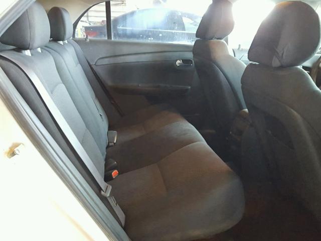 1G1ZC5EB8AF288783 - 2010 CHEVROLET MALIBU 1LT SILVER photo 6