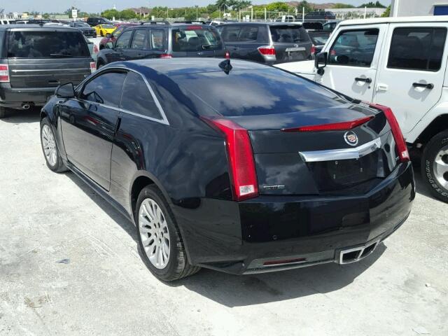 1G6DA1E34C0158999 - 2012 CADILLAC CTS BLACK photo 3