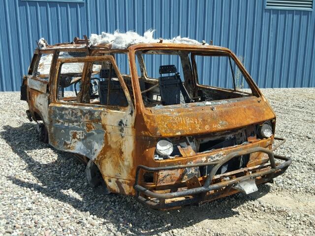 WV2YB0251LH048507 - 1990 VOLKSWAGEN VANAGON BURN photo 1