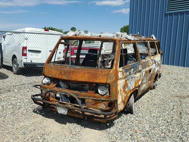 WV2YB0251LH048507 - 1990 VOLKSWAGEN VANAGON BURN photo 2