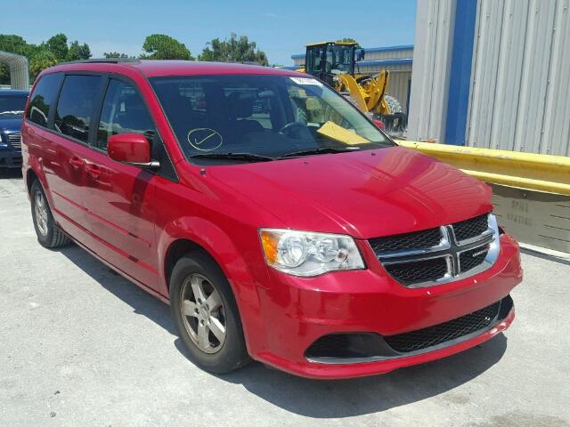 2C4RDGCG5CR346763 - 2012 DODGE GRAND CARA RED photo 1