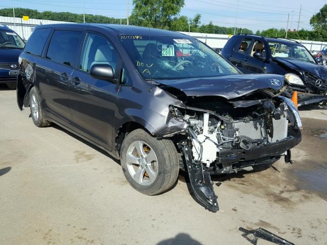 5TDZK3DC7DS390802 - 2013 TOYOTA SIENNA BAS BROWN photo 1