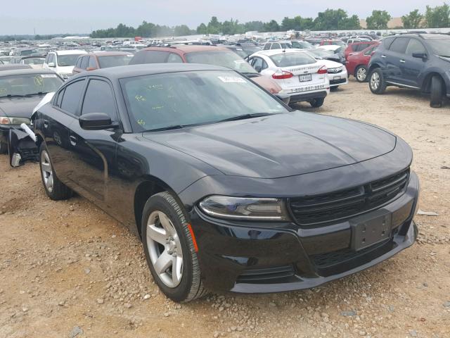 2C3CDXAG0GH205737 - 2016 DODGE CHARGER PO BLACK photo 1