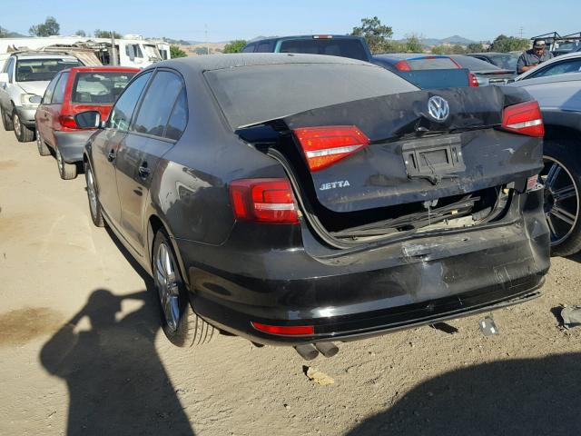 3VW2K7AJXFM353089 - 2015 VOLKSWAGEN JETTA BASE ვერცხლისფერი ფოტო 3