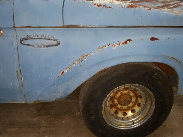 F25YN760270 - 1966 FORD F 250 BLUE photo 9