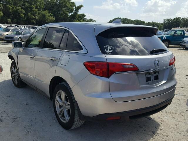 5J8TB3H38EL016607 - 2014 ACURA RDX BASE SILVER photo 3