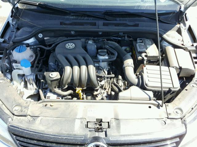 3VW2K7AJ1EM320660 - 2014 VOLKSWAGEN JETTA BASE 银色 照片 7