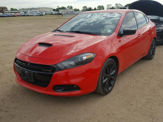1C3CDFEB8GD728994 - 2016 DODGE DART GT Qırmızı foto 2