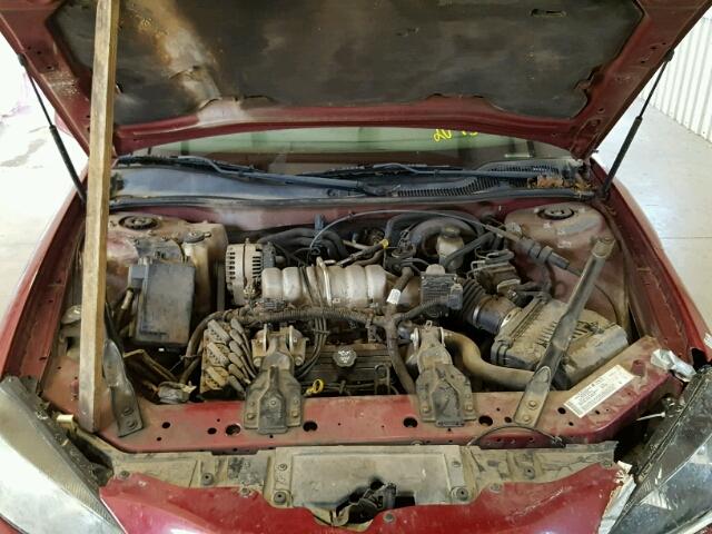 2G2WP522641204592 - 2004 PONTIAC GRAND PRIX MAROON photo 7