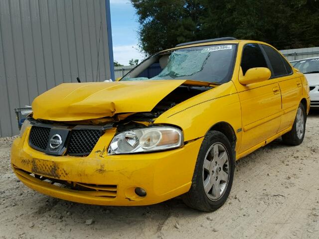 3N1CB51DX6L464272 - 2006 NISSAN SENTRA 1.8 YELLOW photo 2