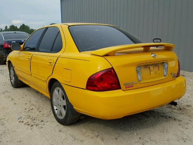 3N1CB51DX6L464272 - 2006 NISSAN SENTRA 1.8 YELLOW photo 3