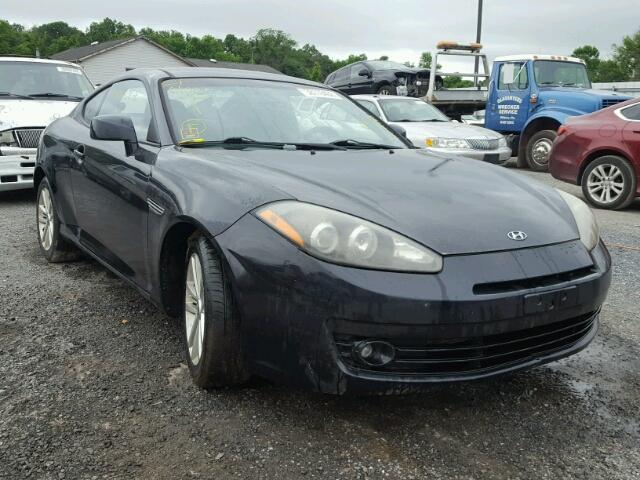 KMHHM66D78U285431 - 2008 HYUNDAI TIBURON GS BLACK photo 1