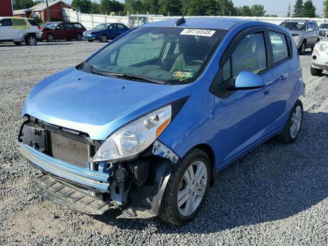 KL8CA6S9XFC709043 - 2015 CHEVROLET SPARK LS BLUE photo 2