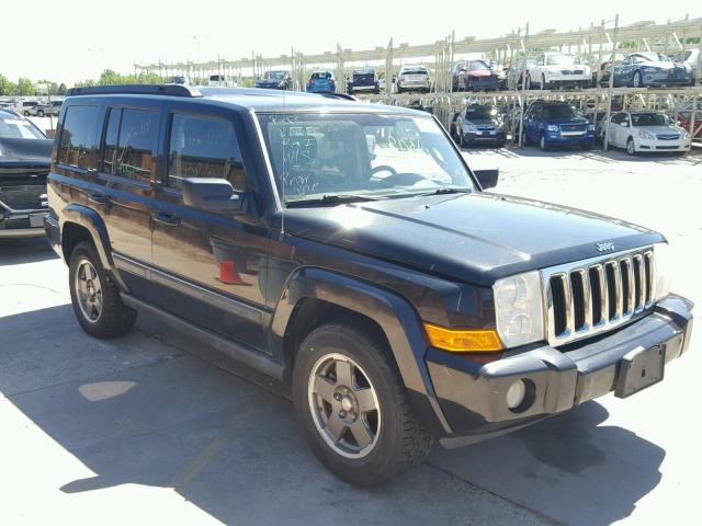 1J8HG48K68C207832 - 2008 JEEP COMMANDER შავი ფოტო 1