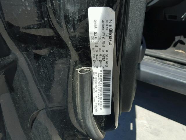 1J8HG48K68C207832 - 2008 JEEP COMMANDER შავი ფოტო 10