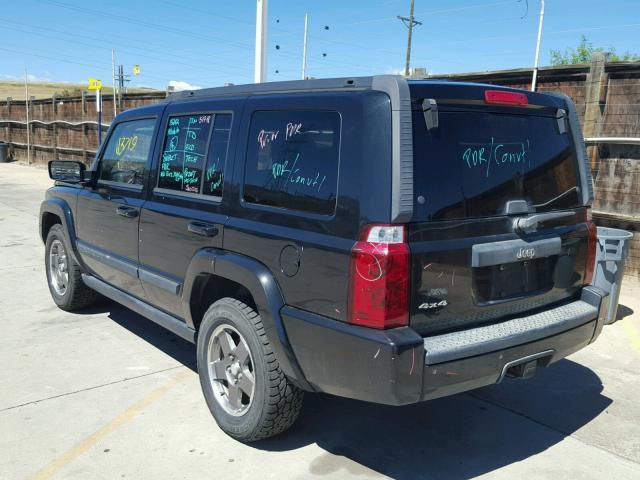 1J8HG48K68C207832 - 2008 JEEP COMMANDER შავი ფოტო 3