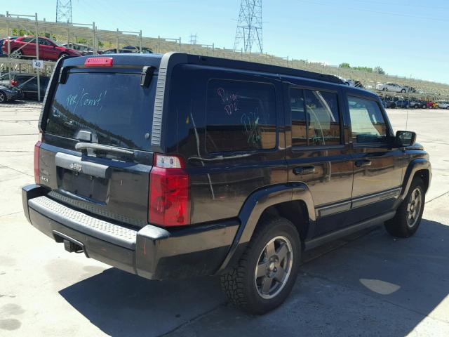 1J8HG48K68C207832 - 2008 JEEP COMMANDER შავი ფოტო 4