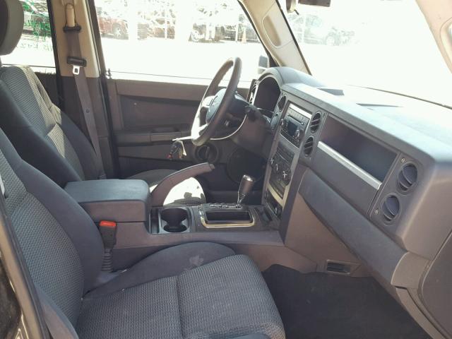 1J8HG48K68C207832 - 2008 JEEP COMMANDER შავი ფოტო 5