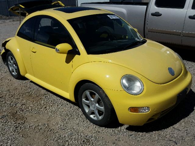 3VWCD31C74M415182 - 2004 VOLKSWAGEN NEW BEETLE ყვითელი ფოტო 1