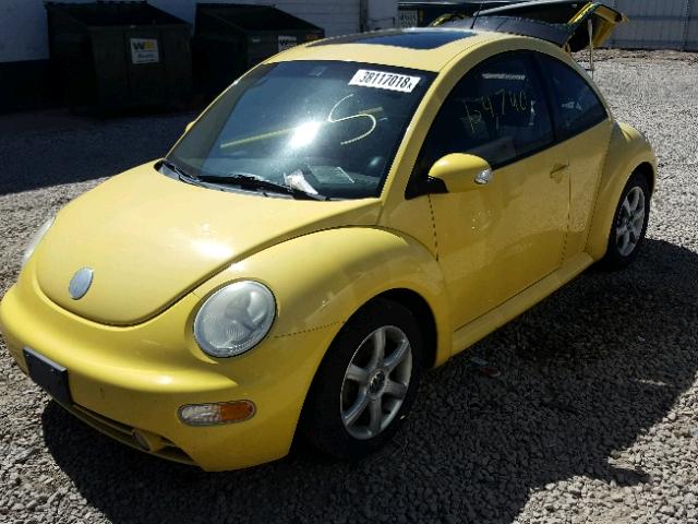 3VWCD31C74M415182 - 2004 VOLKSWAGEN NEW BEETLE ყვითელი ფოტო 2