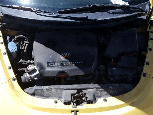 3VWCD31C74M415182 - 2004 VOLKSWAGEN NEW BEETLE ყვითელი ფოტო 7