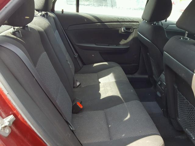 1G1ZC5E12BF338618 - 2011 CHEVROLET MALIBU 1LT 红色 照片 6