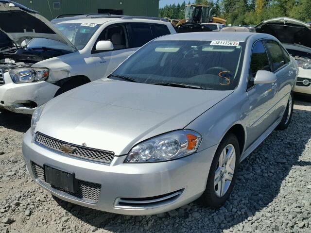 2G1WG5E31C1140310 - 2012 CHEVROLET IMPALA LT SILVER photo 2