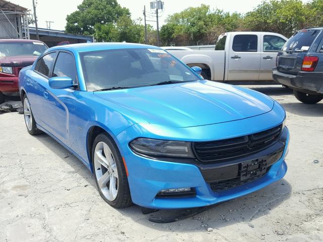 2C3CDXCTXGH196426 - 2016 DODGE CHARGER R/ BLUE photo 1