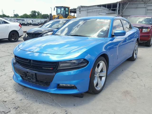 2C3CDXCTXGH196426 - 2016 DODGE CHARGER R/ BLUE photo 2