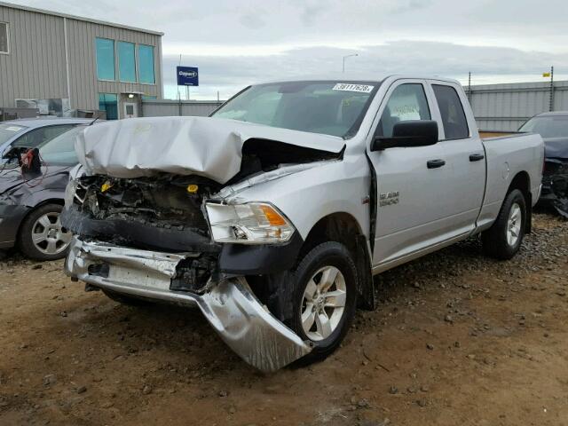 1C6RR7FT8HS624448 - 2017 RAM 1500 ST SILVER photo 2