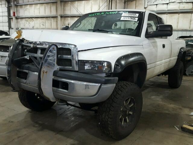 1B7KF23651J615268 - 2001 DODGE RAM 2500 WHITE photo 2