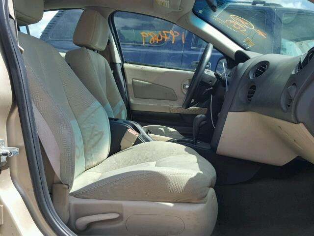 2G2WP522451139209 - 2005 PONTIAC GRAND PRIX GOLD photo 5