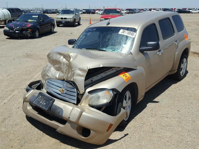 3GNDA13D87S599890 - 2007 CHEVROLET HHR LS GOLD photo 2
