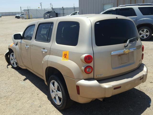 3GNDA13D87S599890 - 2007 CHEVROLET HHR LS GOLD photo 3